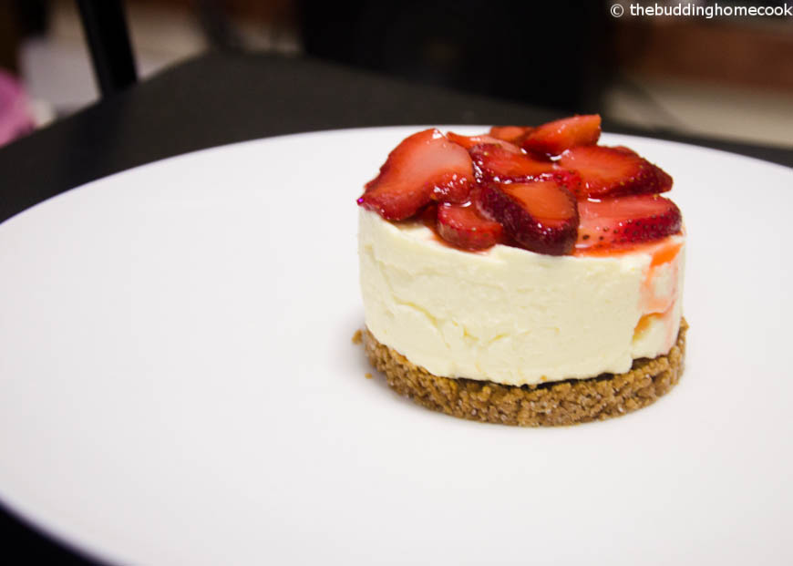 Mini Strawberry Cheesecakes