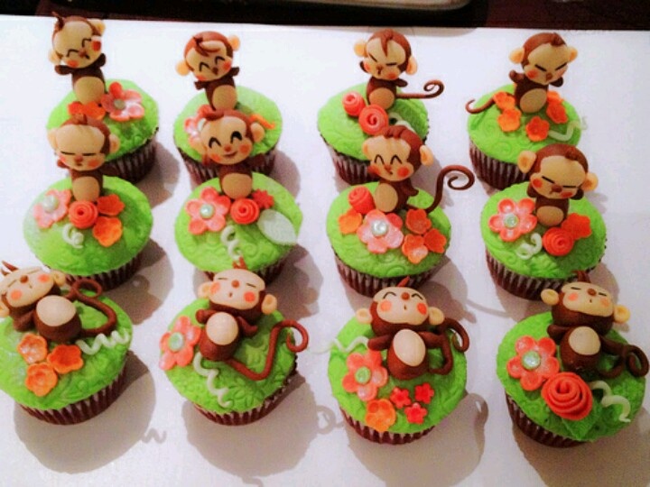 Monkey Cupcakes