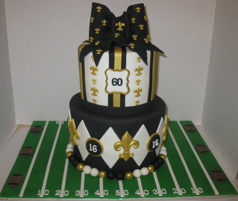 11 Photos of New Orleans Saints Birthday Cakes For Him