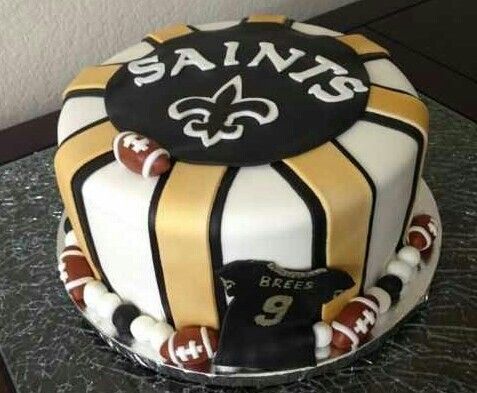 New Orleans Saints Cake Topper