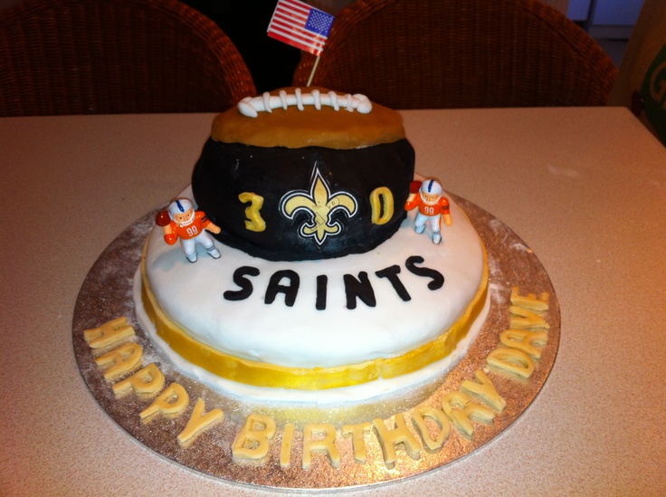 New Orleans Saints Cake