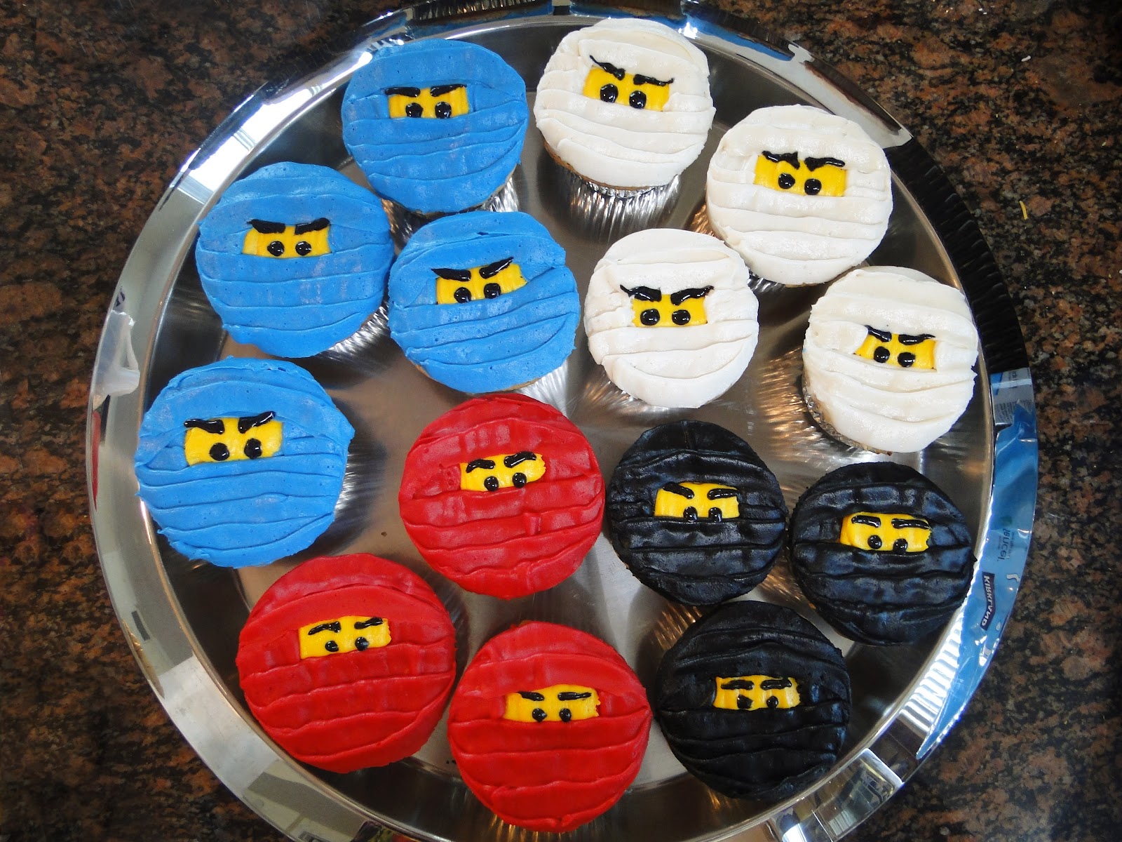 10 Photos of Ninjago Birthday Cupcakes