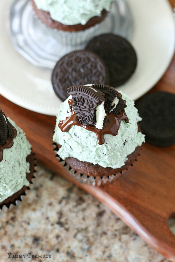 Oreo Cookies and Cream Cupcakes