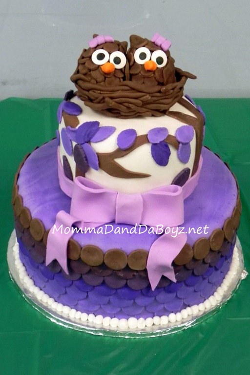 Owl Birthday Cake