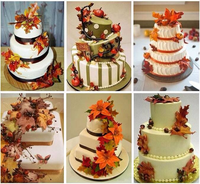 Pinterest Fall Wedding Cakes