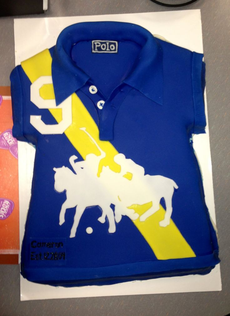 Polo Shirt Birthday Cake