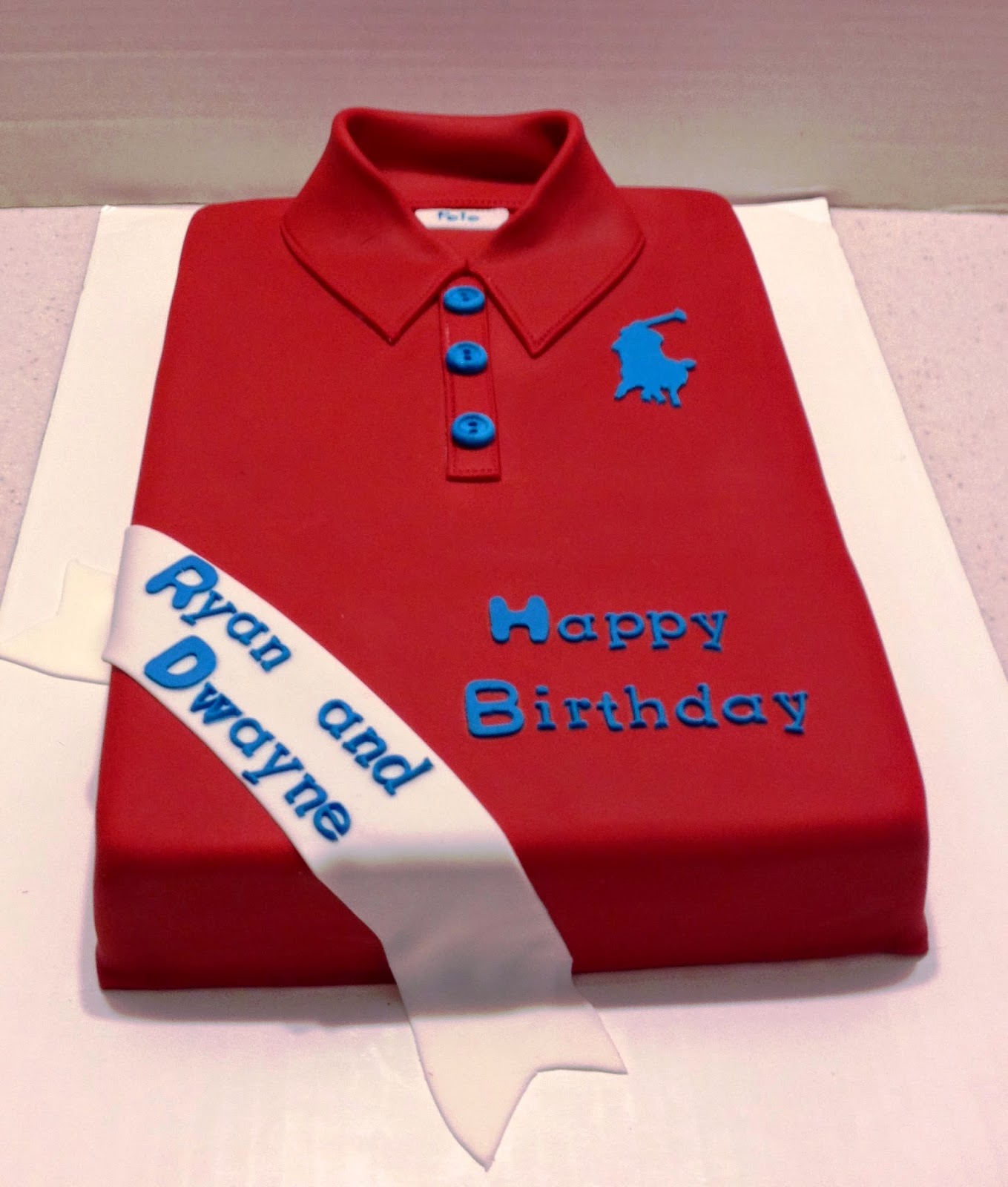 Polo Shirt Cake