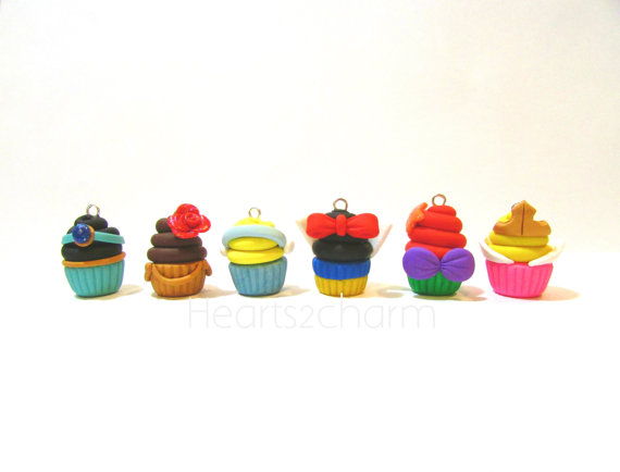 Polymer Clay Cupcake Charms