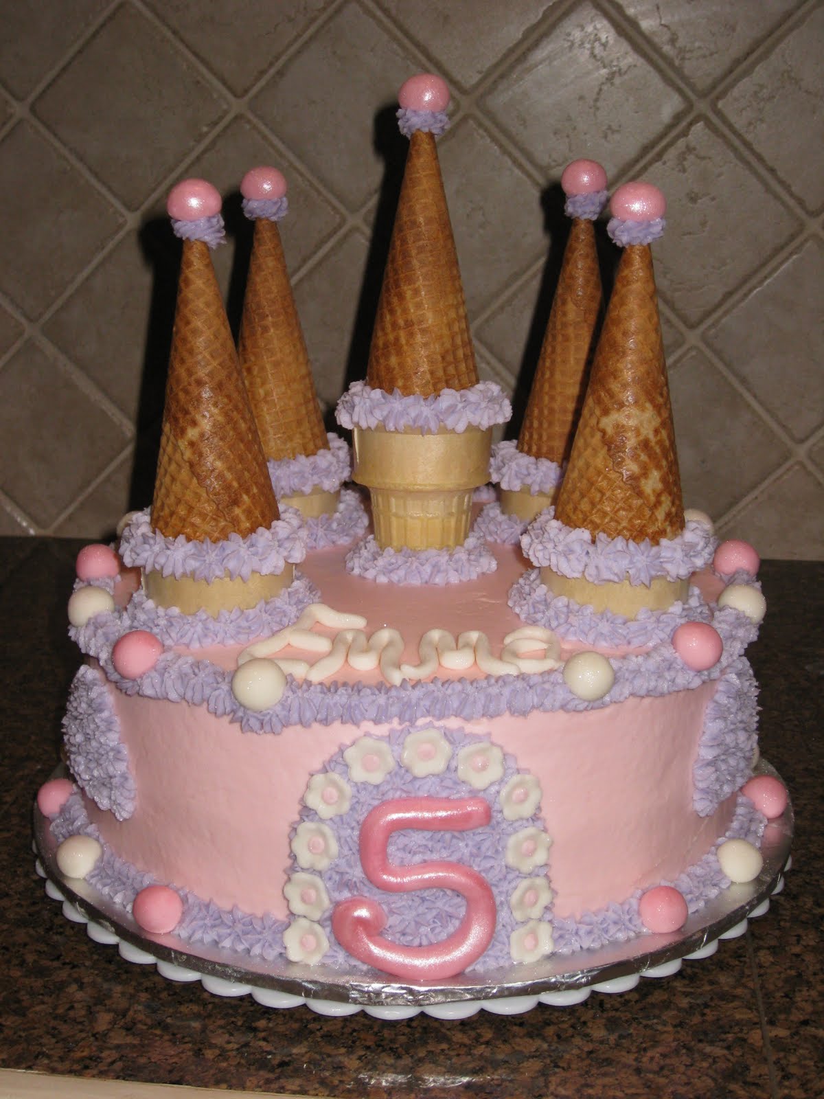 Princess Castle Cake