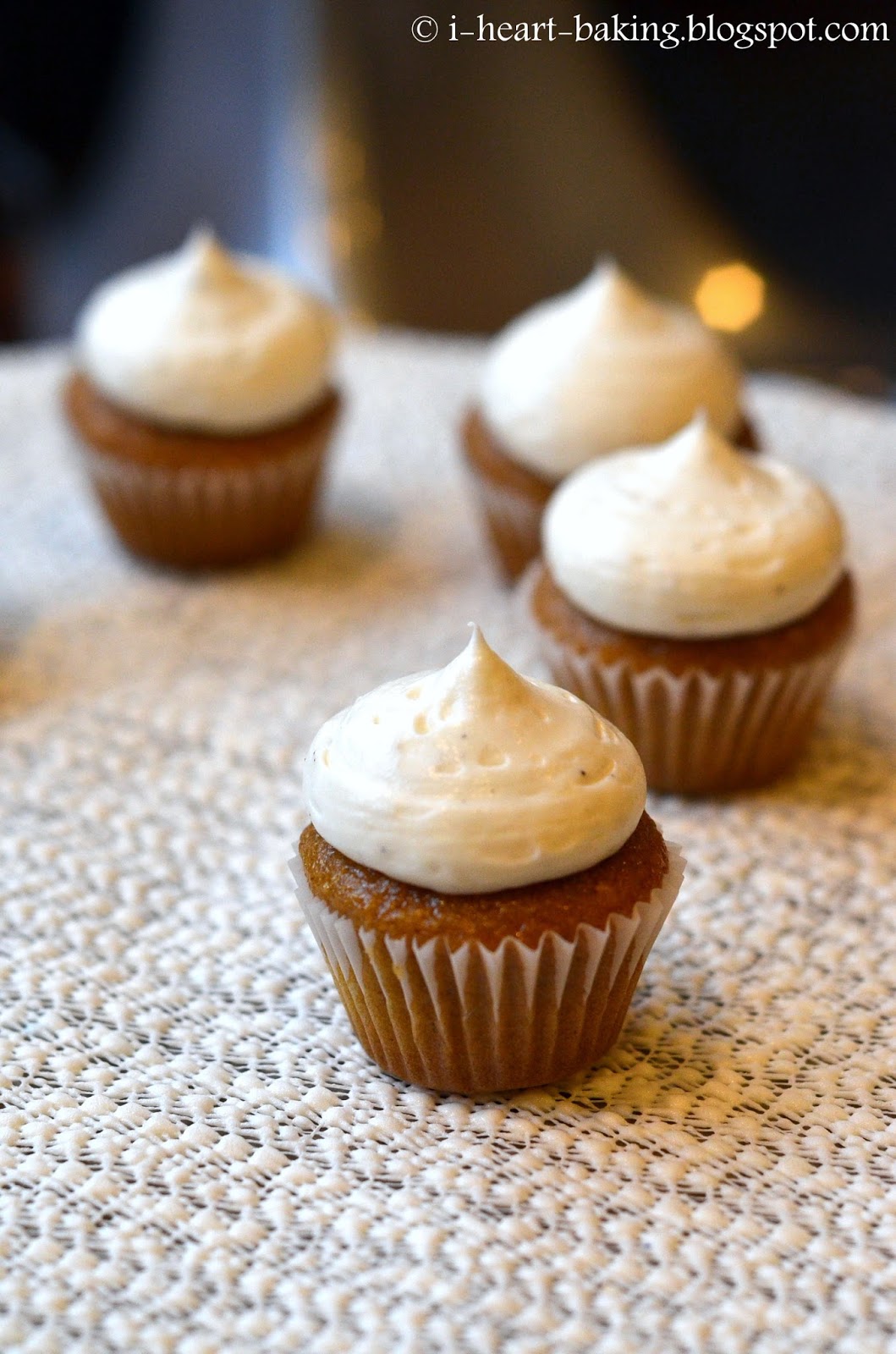 Pumpkin Spice Cupcakes Cream Cheese