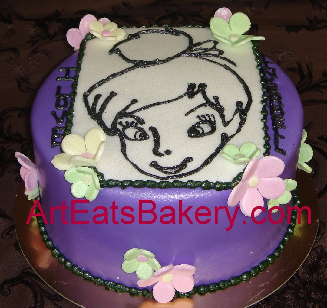 Purple Birthday Cake Designs