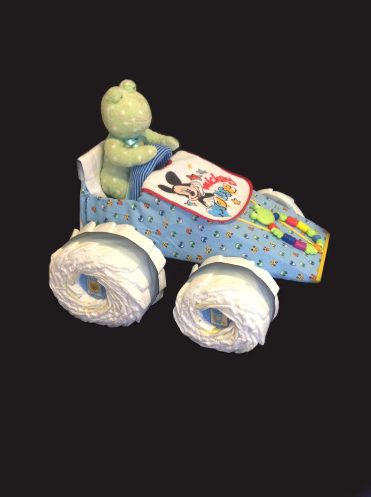 Race Car Diaper Cake