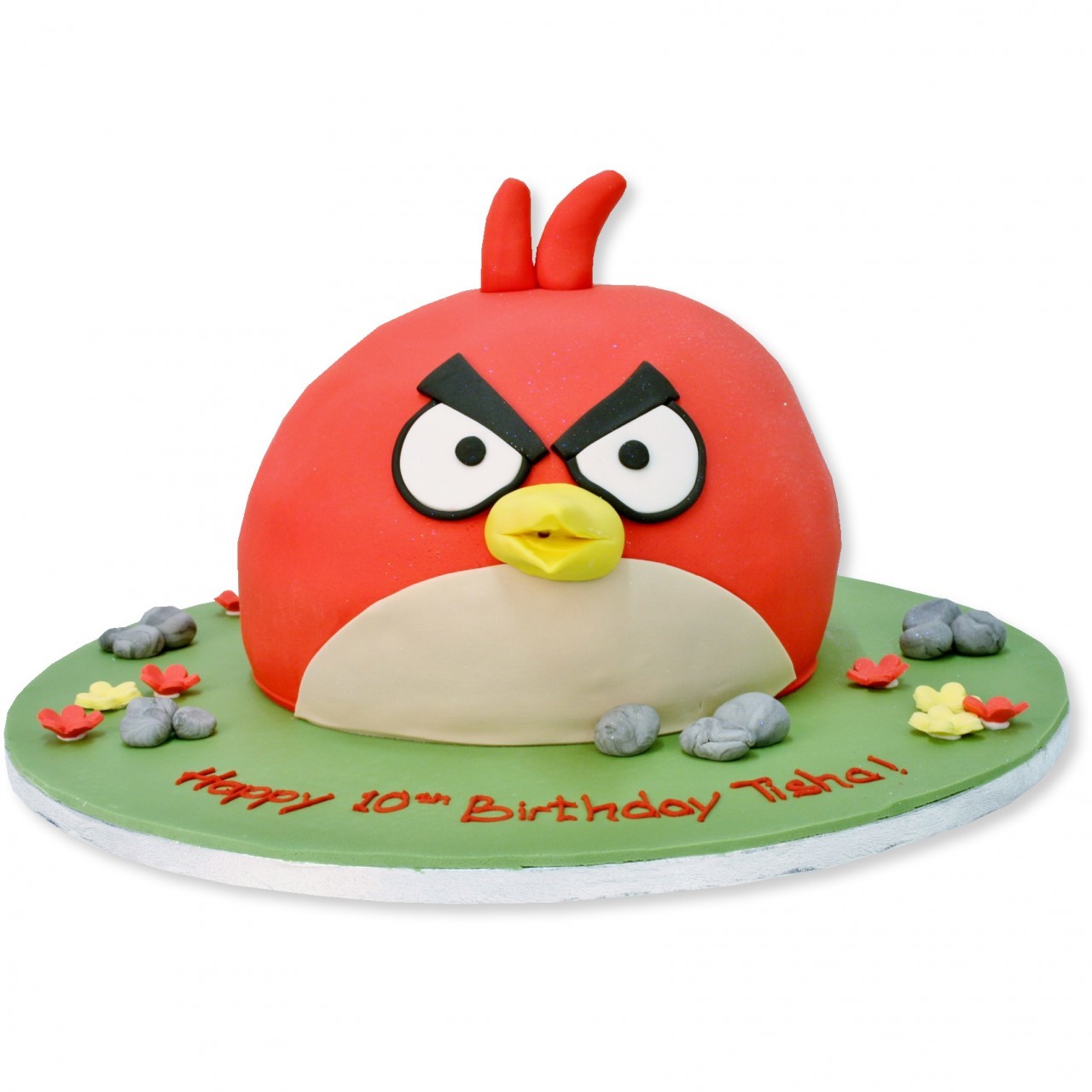 Red Angry Bird Cake