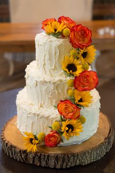 11 Sunflower And Rose Cakes Photo Roses And Sunflower Wedding