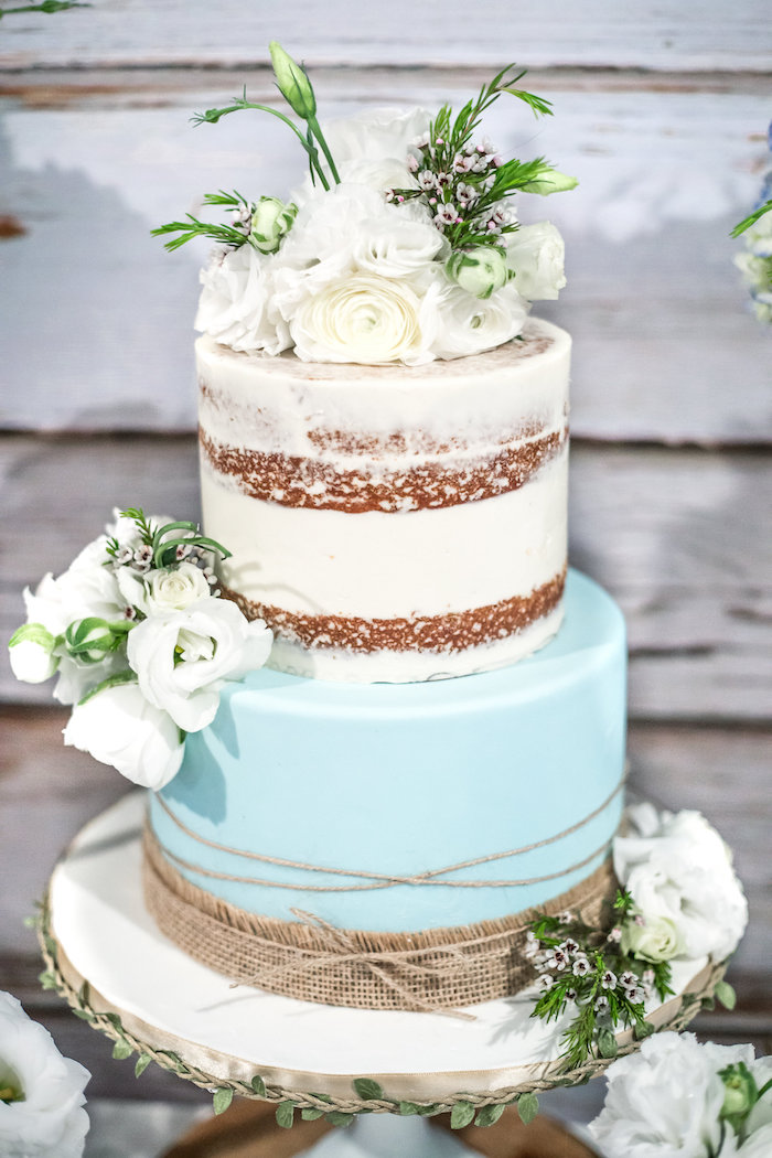 Rustic Baby Shower Cake Ideas