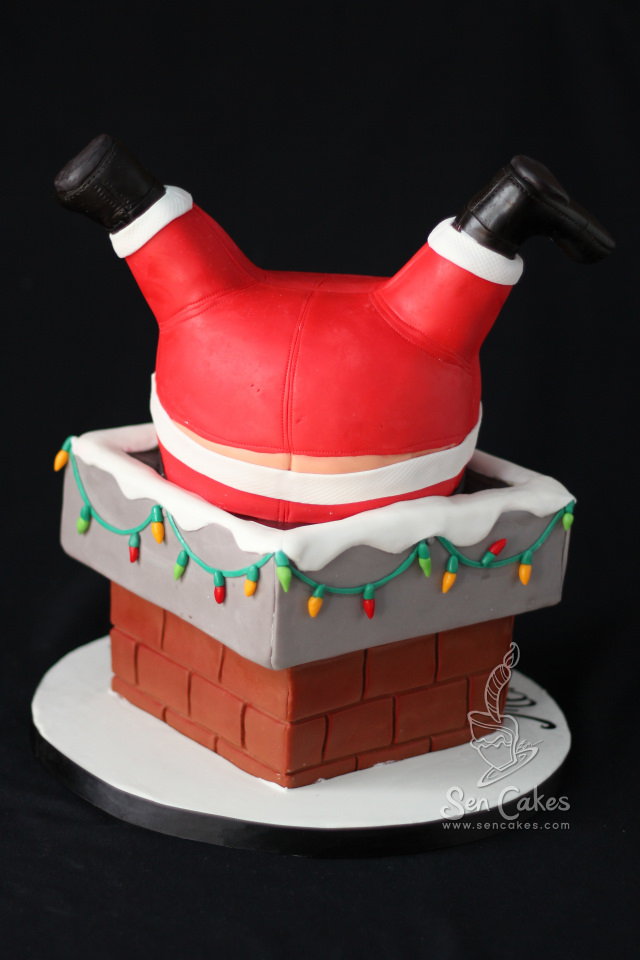 Santa Claus Christmas Cake