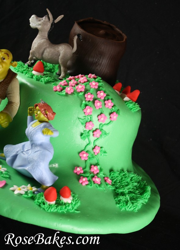 Shrek Birthday Cake