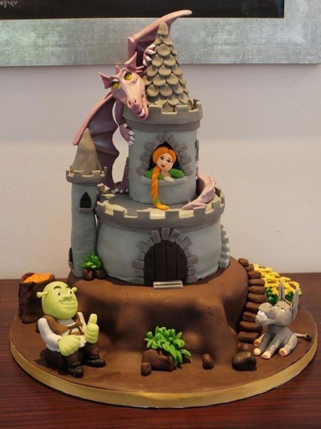 Shrek Cake