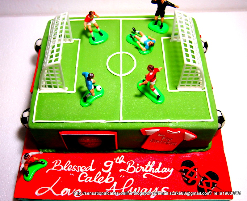 Soccer Theme Cake