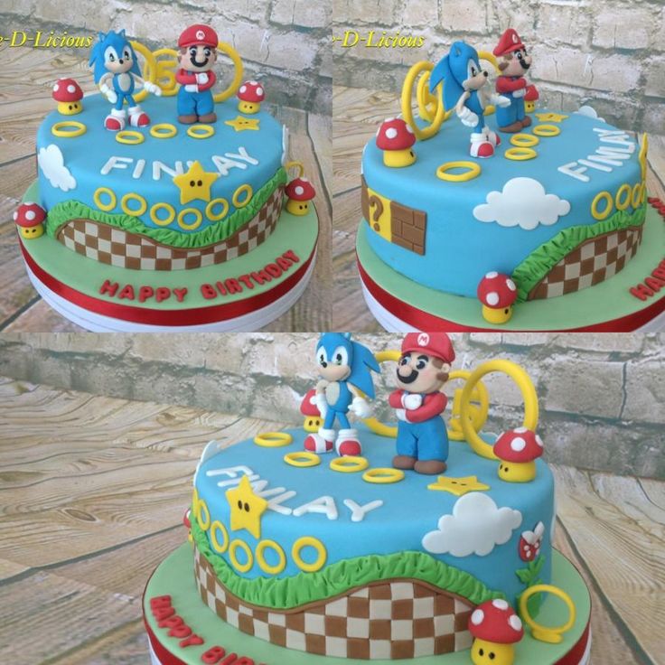 Sonic Cake Decorations