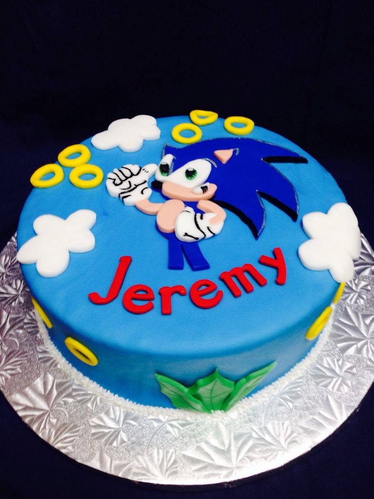 Sonic the Hedgehog Birthday Cake