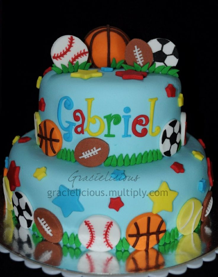 Sports Birthday Cake