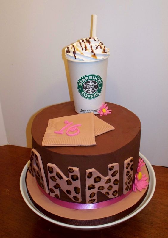 Starbucks Birthday Cake