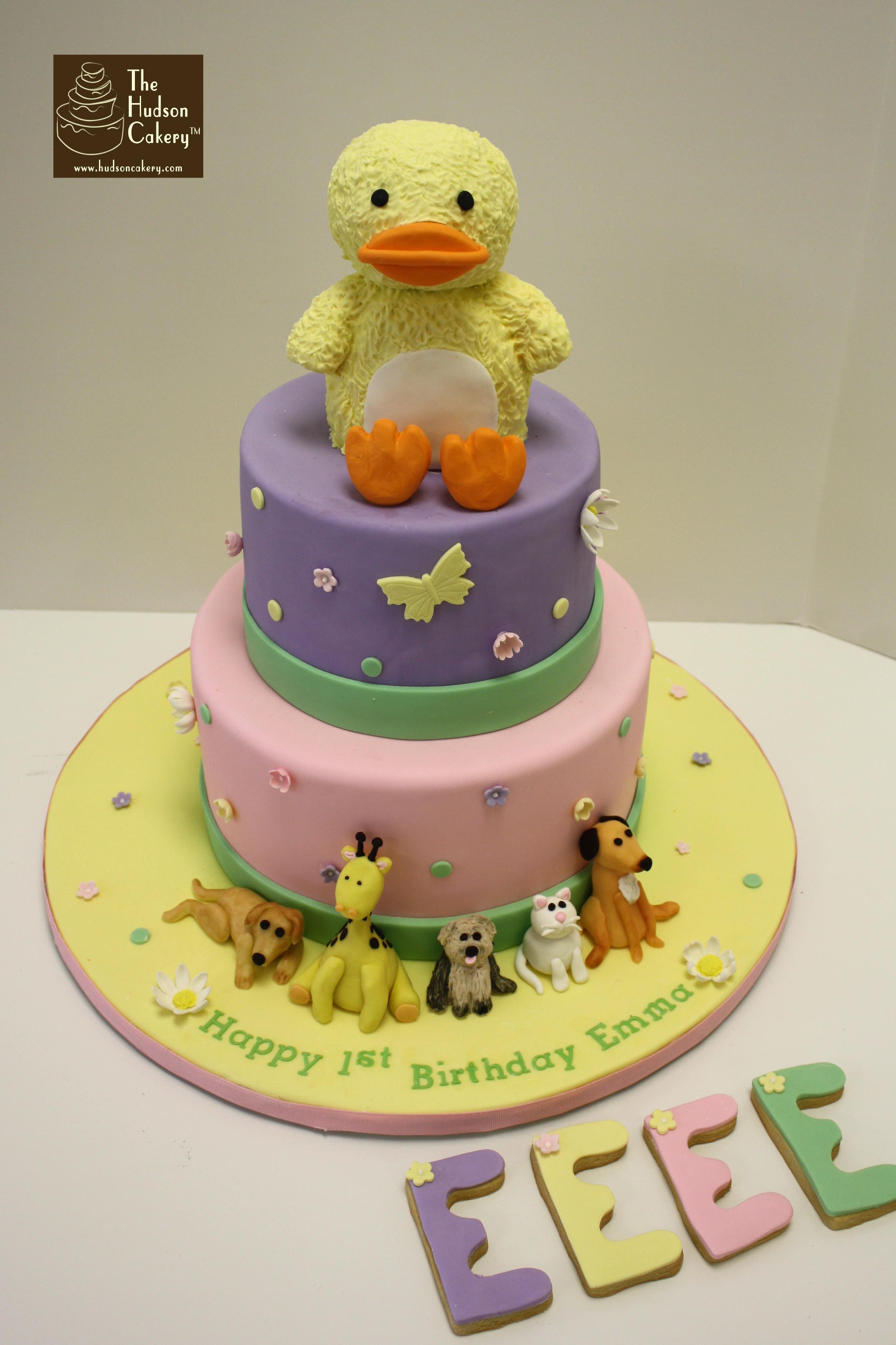 Stuffed Animal Birthday Cake