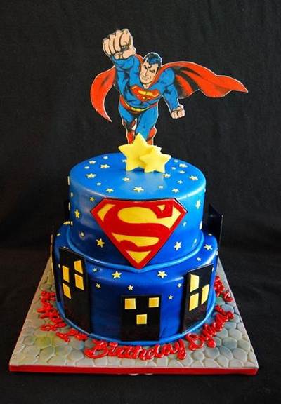 Superman Birthday Cake Ideas