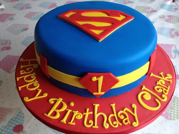 Superman Cake Ideas