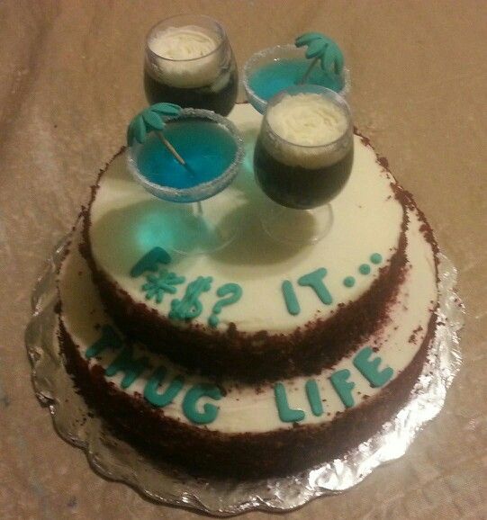 Thug Life Cake