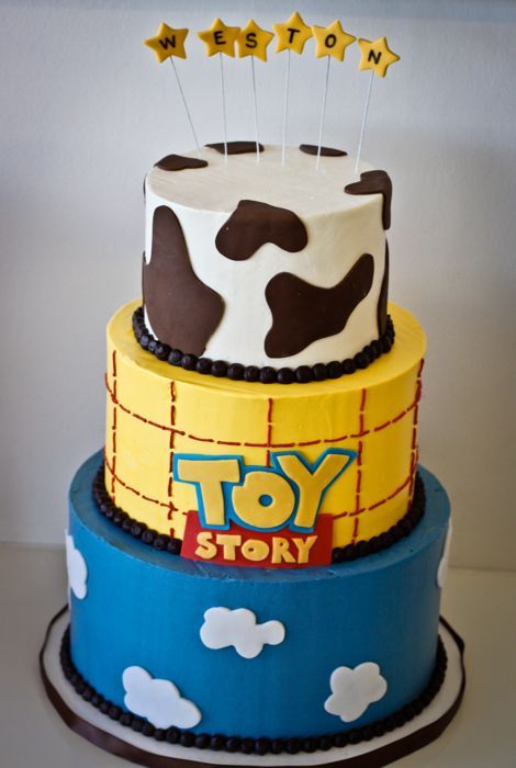 Toy Story Themed Birthday Cake