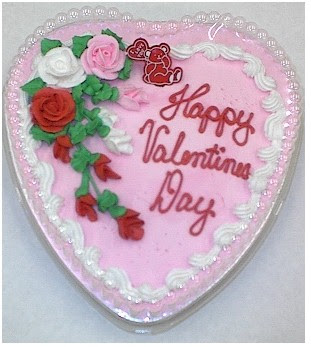 Valentine's Day Heart Cake