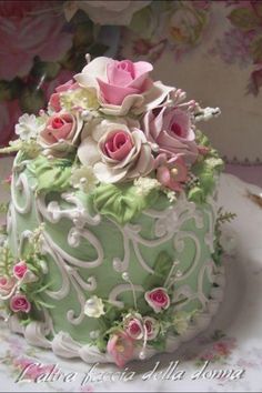 Victorian Birthday Cake