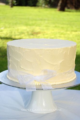 Vintage Buttercream Wedding Cake