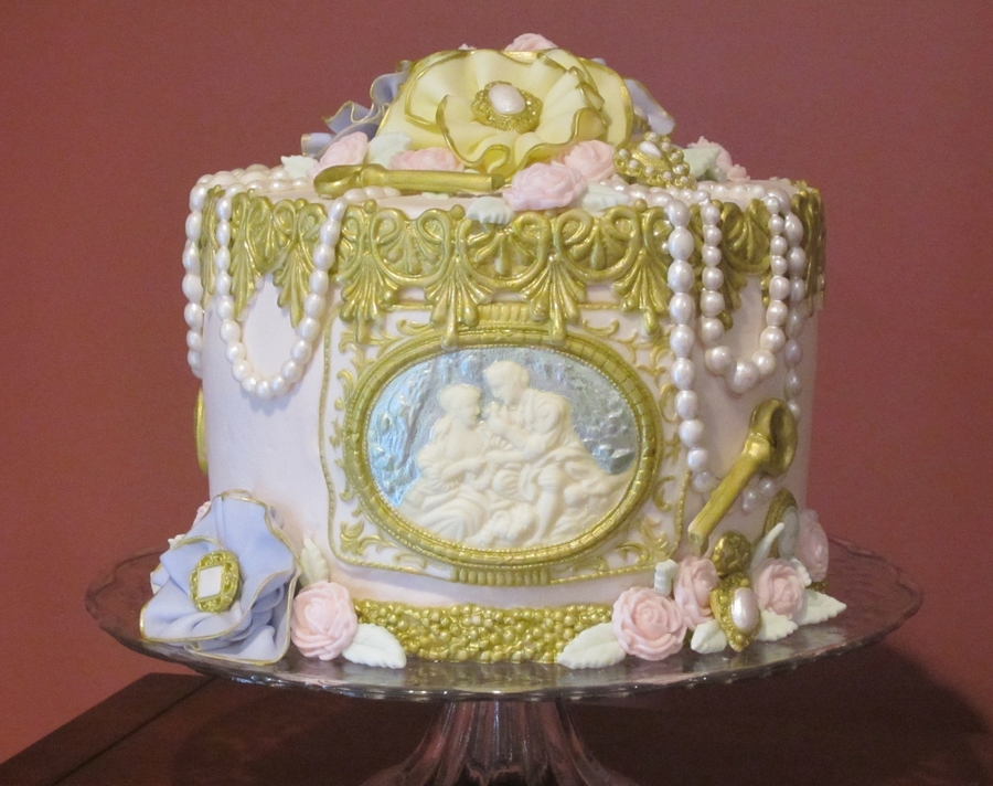 Vintage Victorian Birthday Cakes