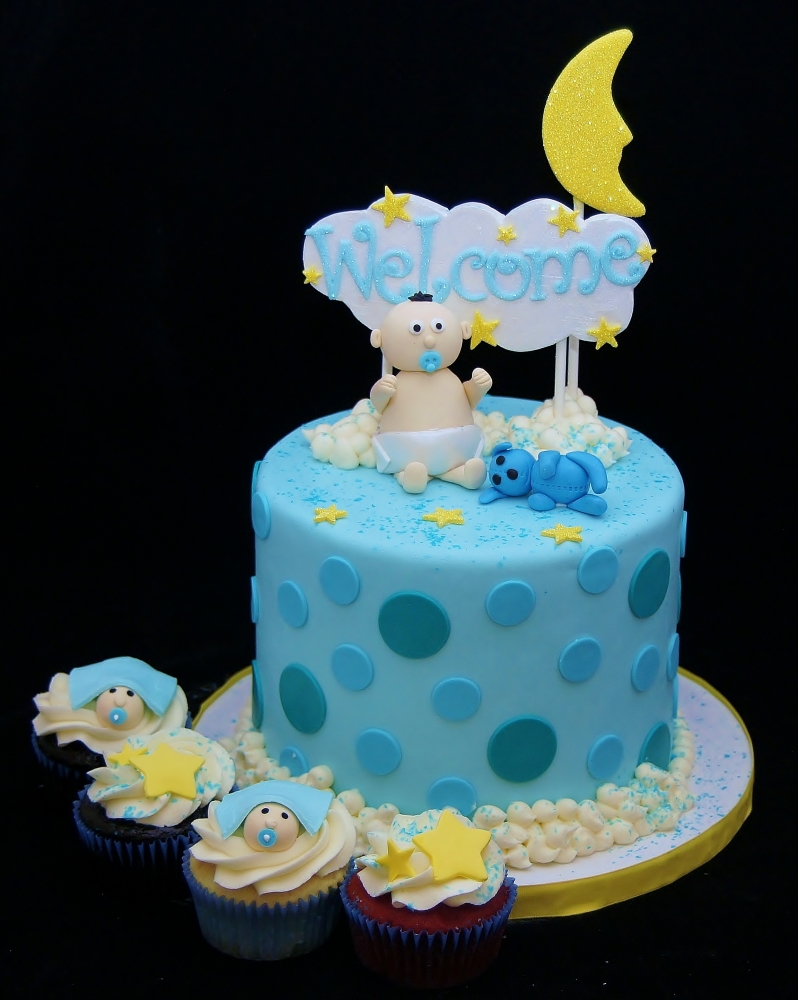 Welcome Baby Shower Cake