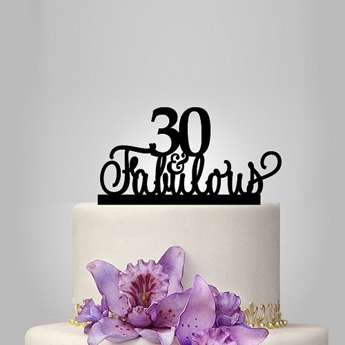 30th Birthday Cake Topper