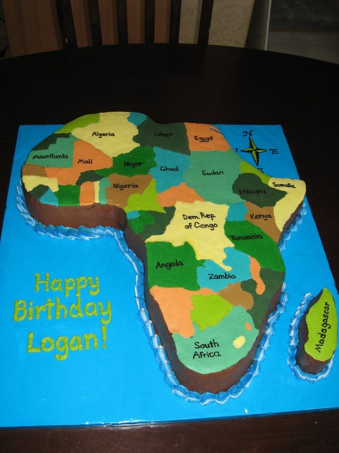 African Birthday Cake