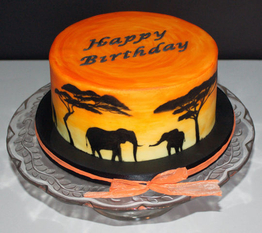 African Birthday Cake