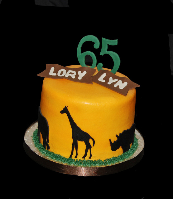 African Safari Birthday Cake