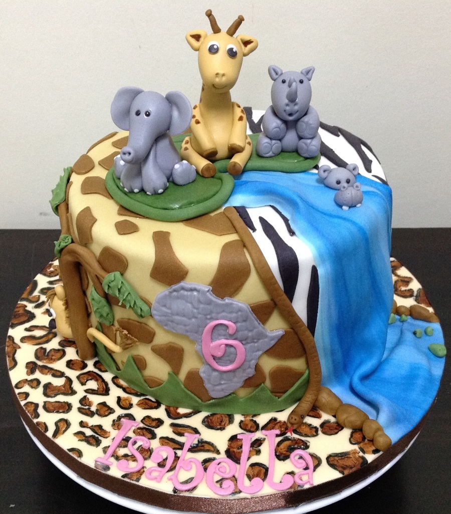 African Theme Birthday Cakes