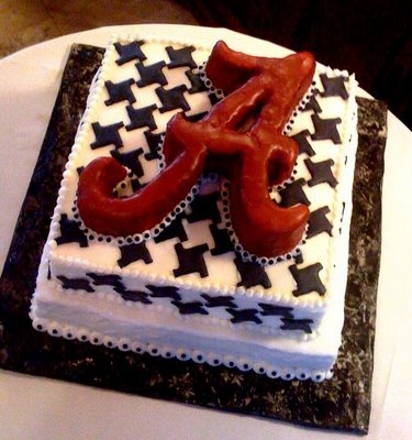 Alabama Football Birthday Cake