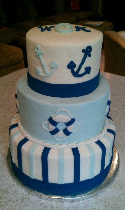 Baby Boy Shower Cake