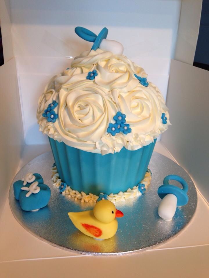 Baby Boy Shower Cupcake Cakes