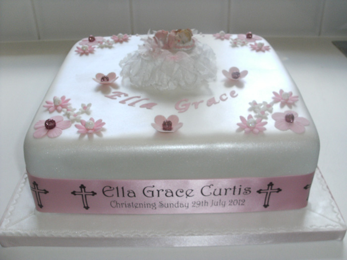 Baby Christening Cake