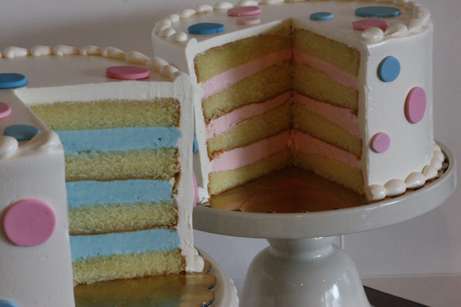 Baby Gender Reveal Cake