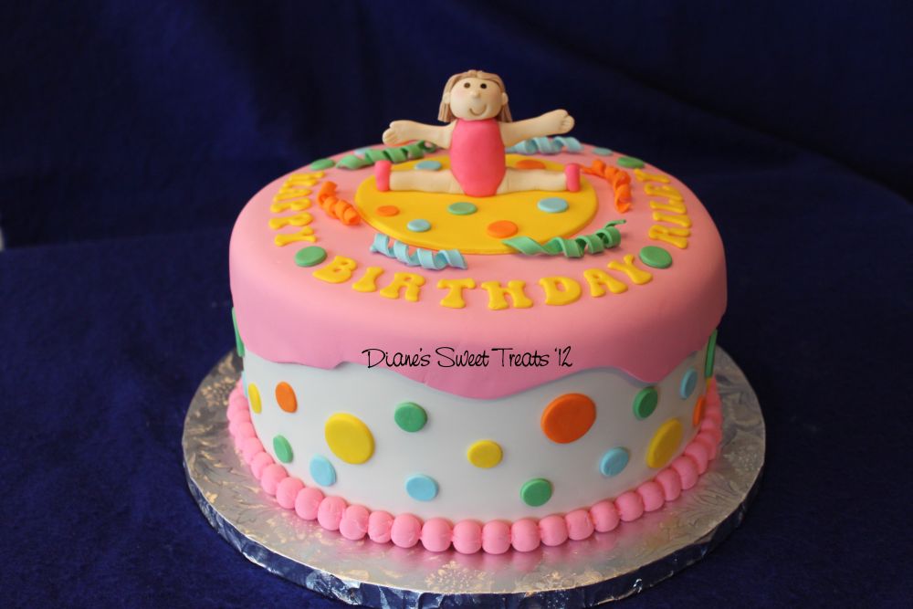 Baby Girls 2nd Birthday Cake