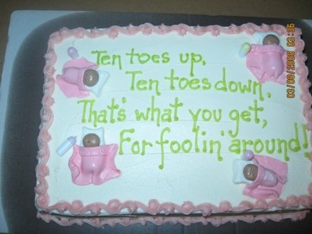 Baby Shower Cake Sayings Funny