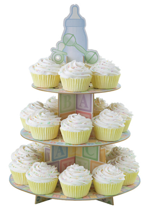 9 Photos of A Boy Baby Shower Cupcakes On Stand